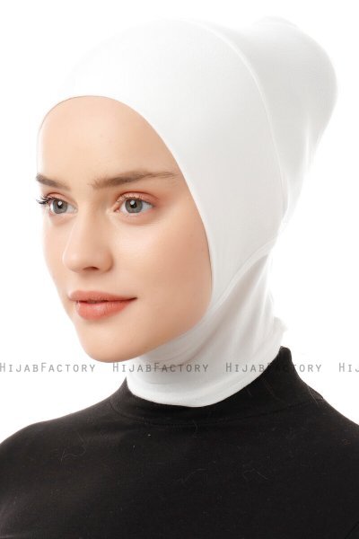 Elnara - Pañuelo Plain Hijab Crema