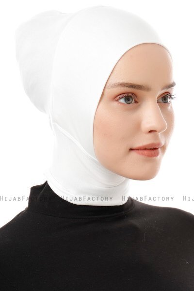 Elnara - Pañuelo Plain Hijab Crema