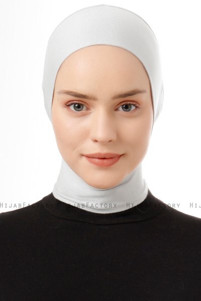 Elnara - Pañuelo Plain Hijab Gris Claro