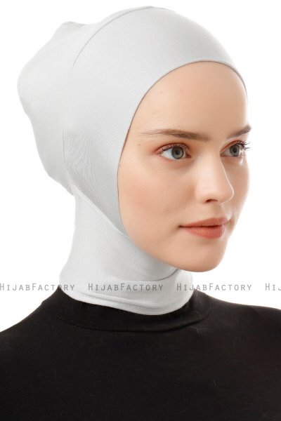 Elnara - Pañuelo Plain Hijab Gris Claro