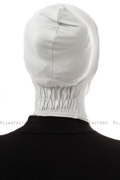 Elnara - Pañuelo Plain Hijab Gris Claro