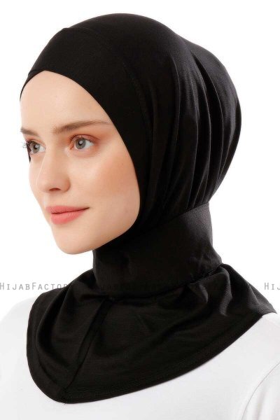 Ceren - Hijab Práctico Viscosa Negro