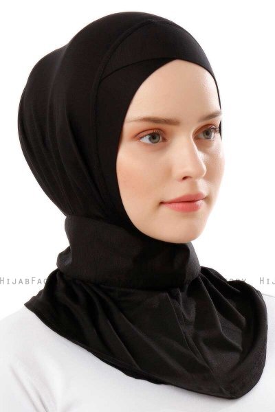 Ceren - Hijab Práctico Viscosa Negro