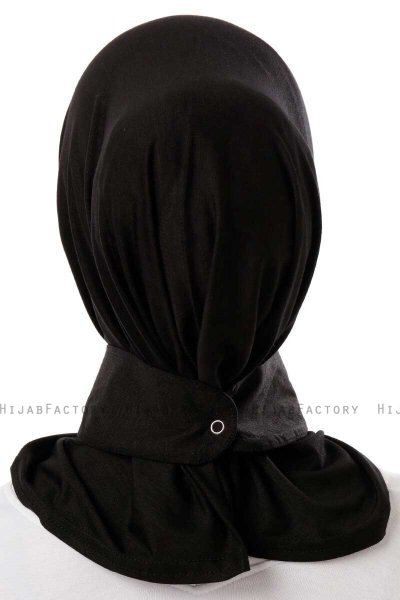 Ceren - Hijab Práctico Viscosa Negro