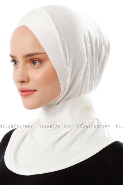 Ceren - Hijab Práctico Viscosa Crema