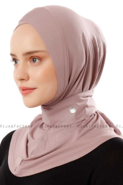 Ceren - Hijab Práctico Viscosa Piedra Gris
