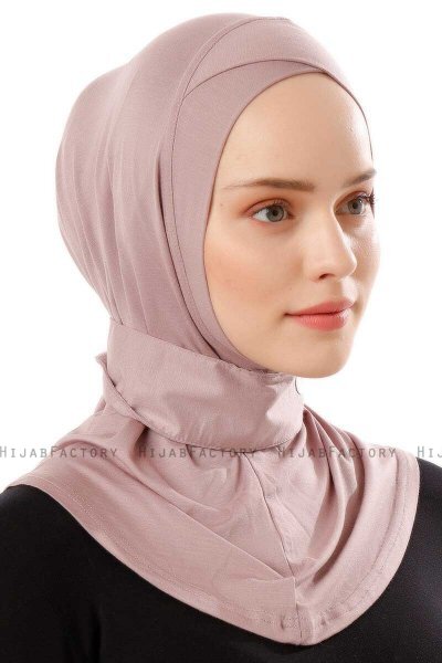 Ceren - Hijab Práctico Viscosa Piedra Gris