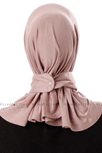 Ceren - Hijab Práctico Viscosa Piedra Gris