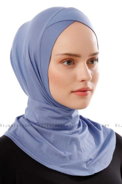 Ceren - Hijab Práctico Viscosa Índigo