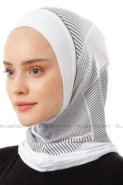 Wind Plain - Hijab Al Amira One-Piece Blanco