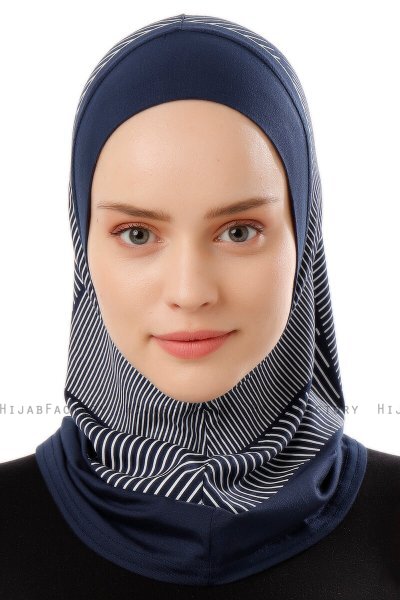 Wind Plain - Hijab Al Amira One-Piece Azul Marino
