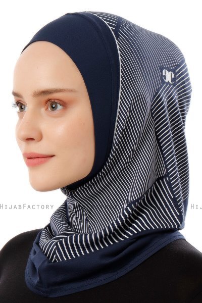 Wind Plain - Hijab Al Amira One-Piece Azul Marino