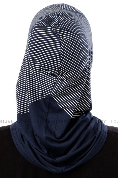 Wind Plain - Hijab Al Amira One-Piece Azul Marino