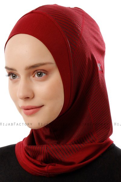 Wind Plain - Hijab Al Amira One-Piece Burdeos