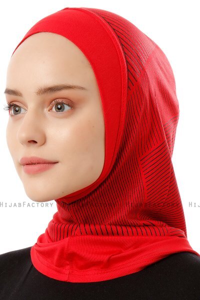 Wind Plain - Hijab Al Amira One-Piece Rojo