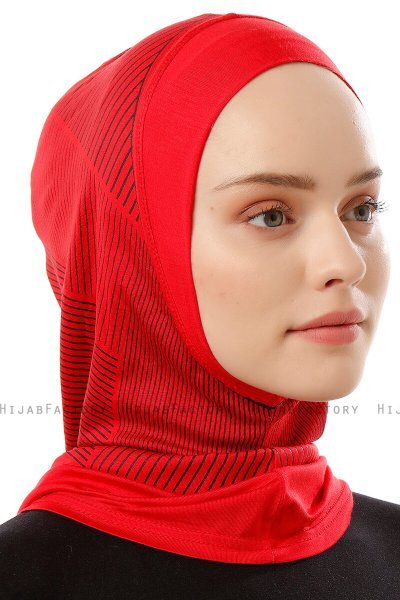 Wind Plain - Hijab Al Amira One-Piece Rojo