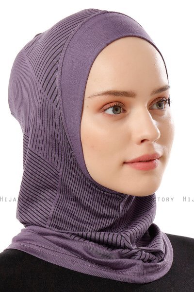 Wind Plain - Hijab Al Amira One-Piece Púrpura