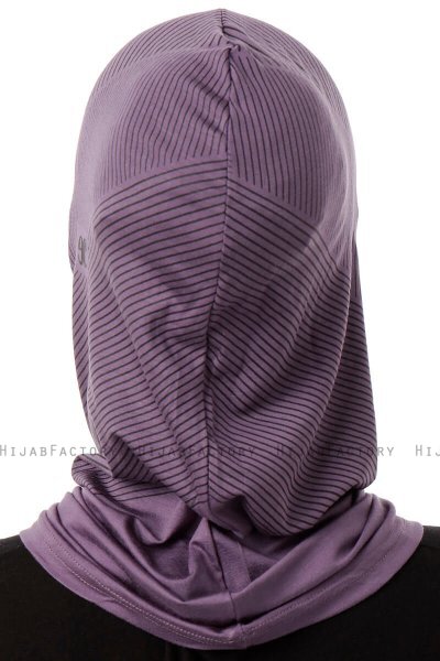 Wind Plain - Hijab Al Amira One-Piece Púrpura
