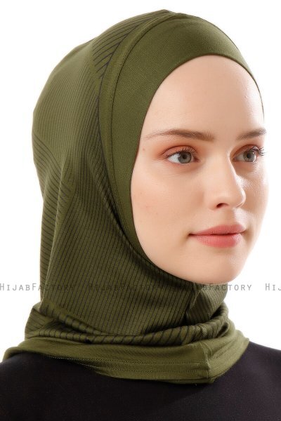 Wind Plain - Hijab Al Amira One-Piece Caqui