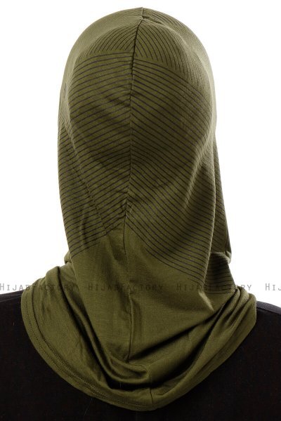 Wind Plain - Hijab Al Amira One-Piece Caqui