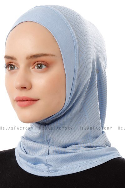 Wind Plain - Hijab Al Amira One-Piece Azul Claro