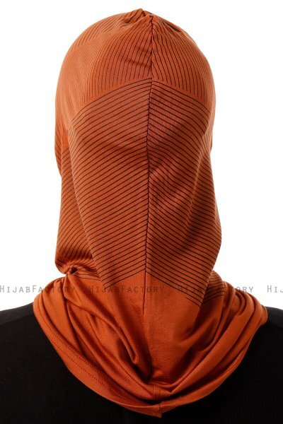 Wind Plain - Hijab Al Amira One-Piece Ladrillo