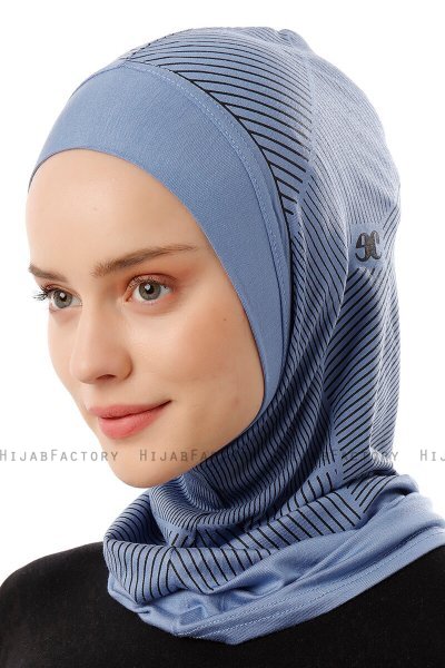 Wind Plain - Hijab Al Amira One-Piece Índigo