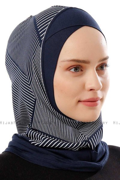 Wind Cross - Hijab Al Amira One-Piece Azul Marino