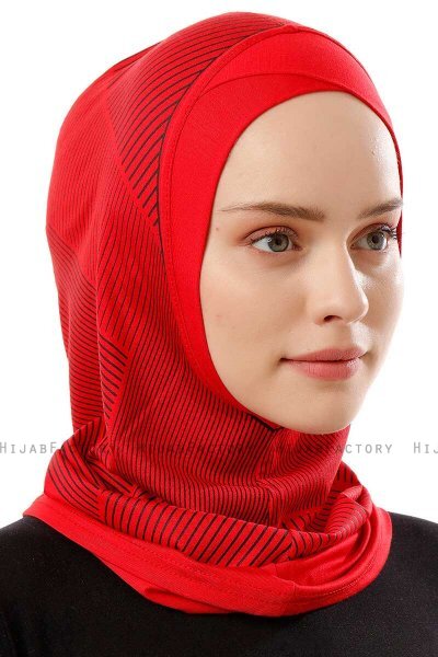 Wind Cross - Hijab Al Amira One-Piece Rojo
