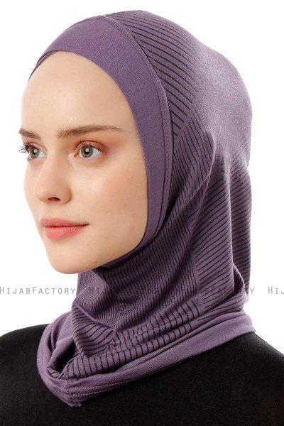 Wind Cross - Hijab Al Amira One-Piece Púrpura