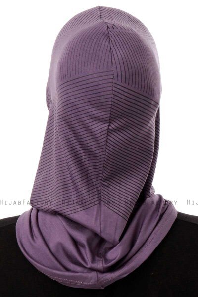 Wind Cross - Hijab Al Amira One-Piece Púrpura