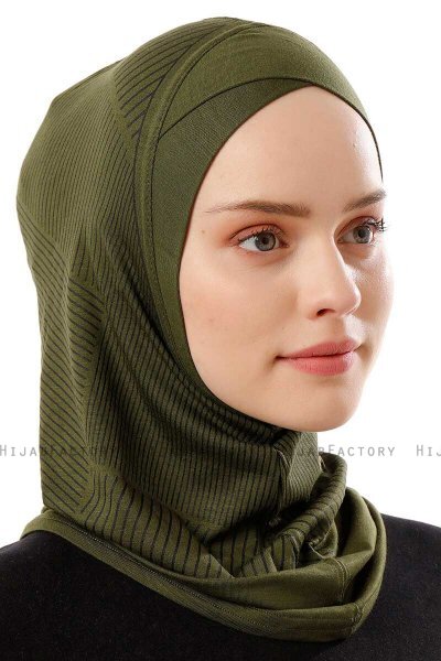 Wind Cross - Hijab Al Amira One-Piece Caqui