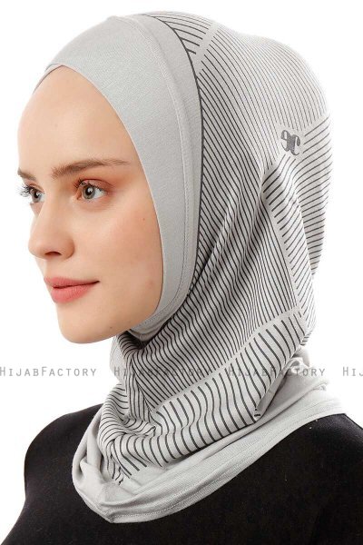 Wind Cross - Hijab Al Amira One-Piece Gris Claro