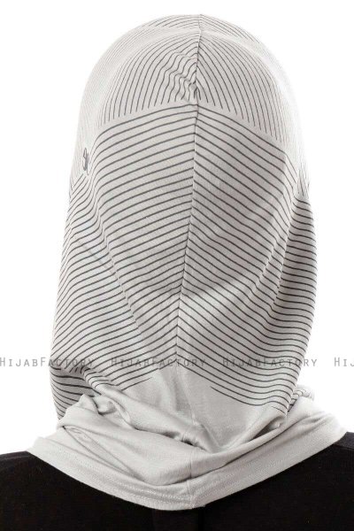 Wind Cross - Hijab Al Amira One-Piece Gris Claro