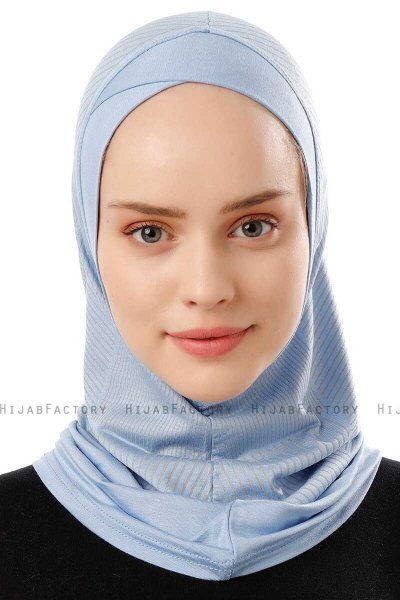 Wind Cross - Hijab Al Amira One-Piece Azul Claro
