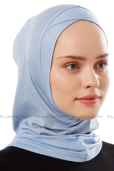 Wind Cross - Hijab Al Amira One-Piece Azul Claro