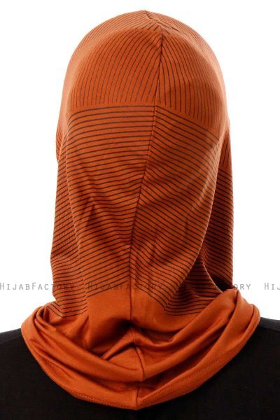 Wind Cross - Hijab Al Amira One-Piece Ladrillo