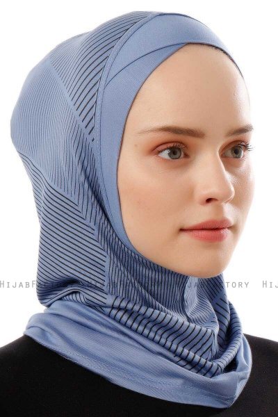 Wind Cross - Hijab Al Amira One-Piece Índigo