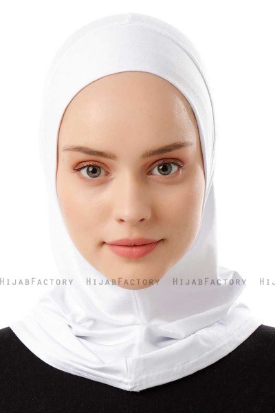 Logo Plain - Hijab Al Amira One-Piece Blanco