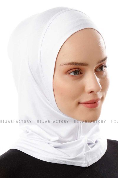 Logo Plain - Hijab Al Amira One-Piece Blanco