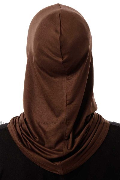 Logo Plain - Hijab Al Amira One-Piece Marrón
