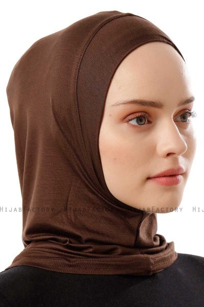 Logo Plain - Hijab Al Amira One-Piece Marrón