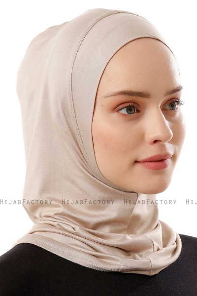 Logo Plain - Hijab Al Amira One-Piece Taupe Claro