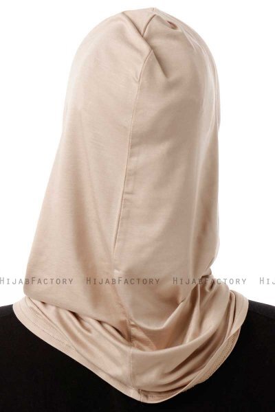 Logo Plain - Hijab Al Amira One-Piece Taupe Claro