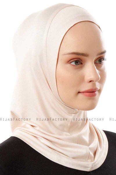Logo Plain - Hijab Al Amira One-Piece Beige