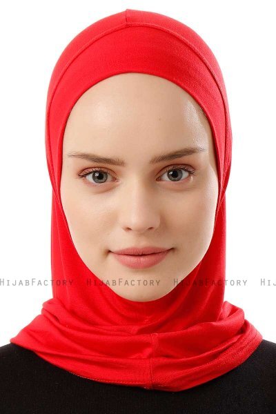 Logo Plain - Hijab Al Amira One-Piece Rojo