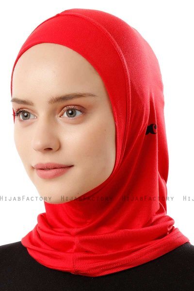 Logo Plain - Hijab Al Amira One-Piece Rojo