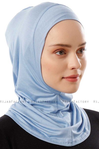 Logo Plain - Hijab Al Amira One-Piece Azul Claro