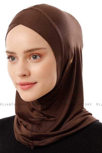 Logo Cross - Hijab Al Amira One-Piece Marrón