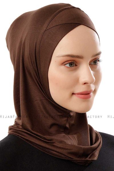 Logo Cross - Hijab Al Amira One-Piece Marrón